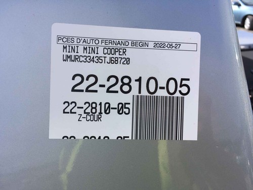 2005 2008 mini cooper - cooper, lh